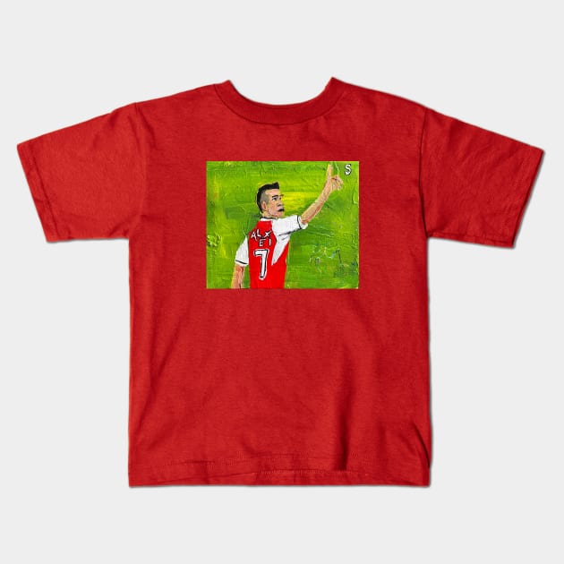 Alexis Sanchez Kids T-Shirt by ElSantosWorld